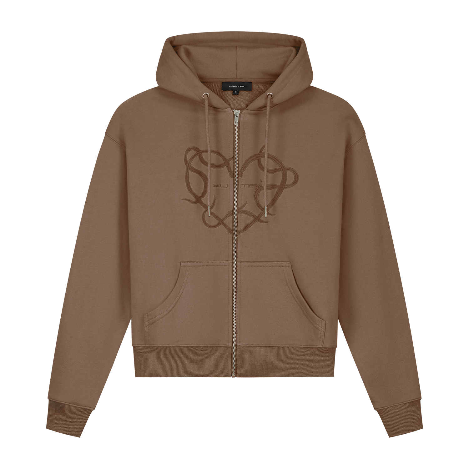 PUEBLO PINK ZIPPER HOODIE