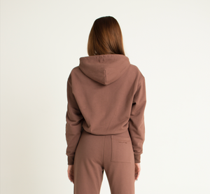 PUEBLO PINK ZIPPER HOODIE