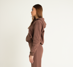 PUEBLO PINK ZIPPER HOODIE
